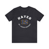 Hayes 12 St. Louis Hockey Number Arch Design Unisex T-Shirt