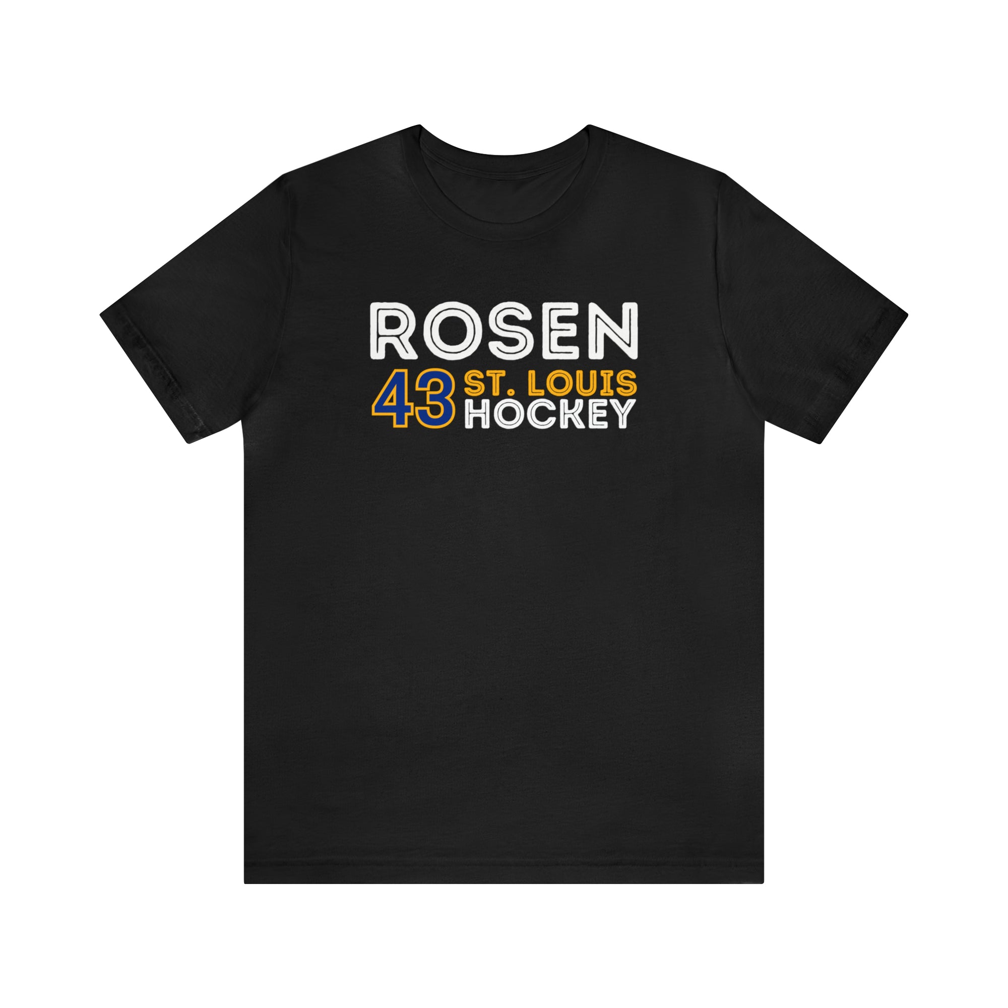 Rosen 43 St. Louis Hockey Grafitti Wall Design Unisex T-Shirt