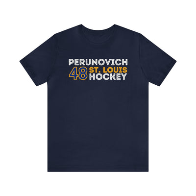 Perunovich 48 St. Louis Hockey Grafitti Wall Design Unisex T-Shirt