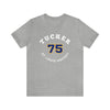 Tucker 75 St. Louis Hockey Number Arch Design Unisex T-Shirt