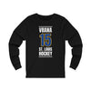 Vrana 15 St. Louis Hockey Blue Vertical Design Unisex Jersey Long Sleeve Shirt