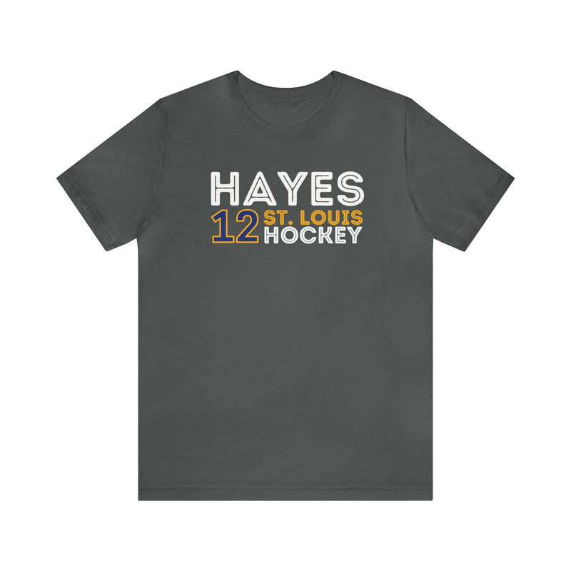Hayes 12 St. Louis Hockey Grafitti Wall Design Unisex T-Shirt