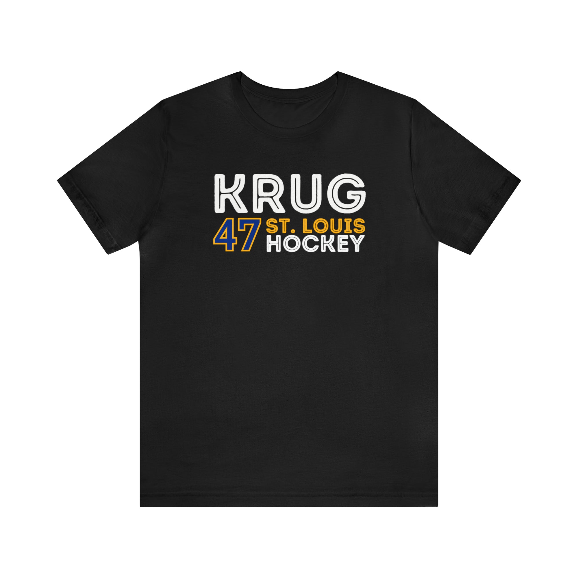 Krug 47 St. Louis Hockey Grafitti Wall Design Unisex T-Shirt