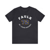 Faulk 72 St. Louis Hockey Number Arch Design Unisex T-Shirt