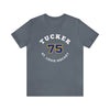 Tucker 75 St. Louis Hockey Number Arch Design Unisex T-Shirt