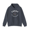 Leddy 4 St. Louis Hockey Number Arch Design Unisex Hooded Sweatshirt