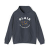 Blais 79 St. Louis Hockey Number Arch Design Unisex Hooded Sweatshirt