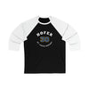 Hofer 30 St. Louis Hockey Number Arch Design Unisex Tri-Blend 3/4 Sleeve Raglan Baseball Shirt