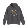 Sundqvist 70 St. Louis Hockey Number Arch Design Unisex Hooded Sweatshirt