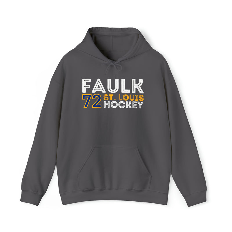 Faulk 72 St. Louis Hockey Grafitti Wall Design Unisex Hooded Sweatshirt