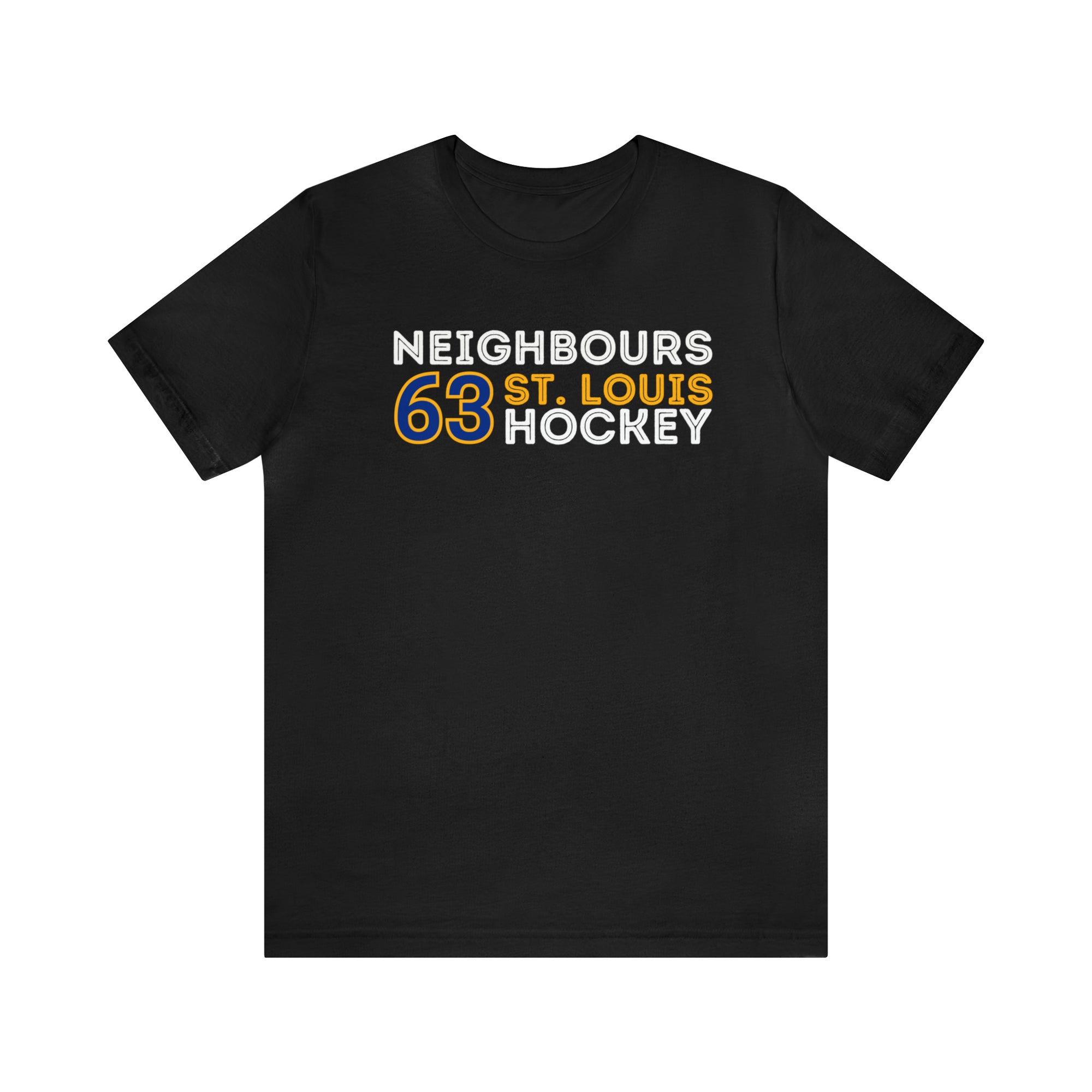 Neighbours 63 St. Louis Hockey Grafitti Wall Design Unisex T-Shirt