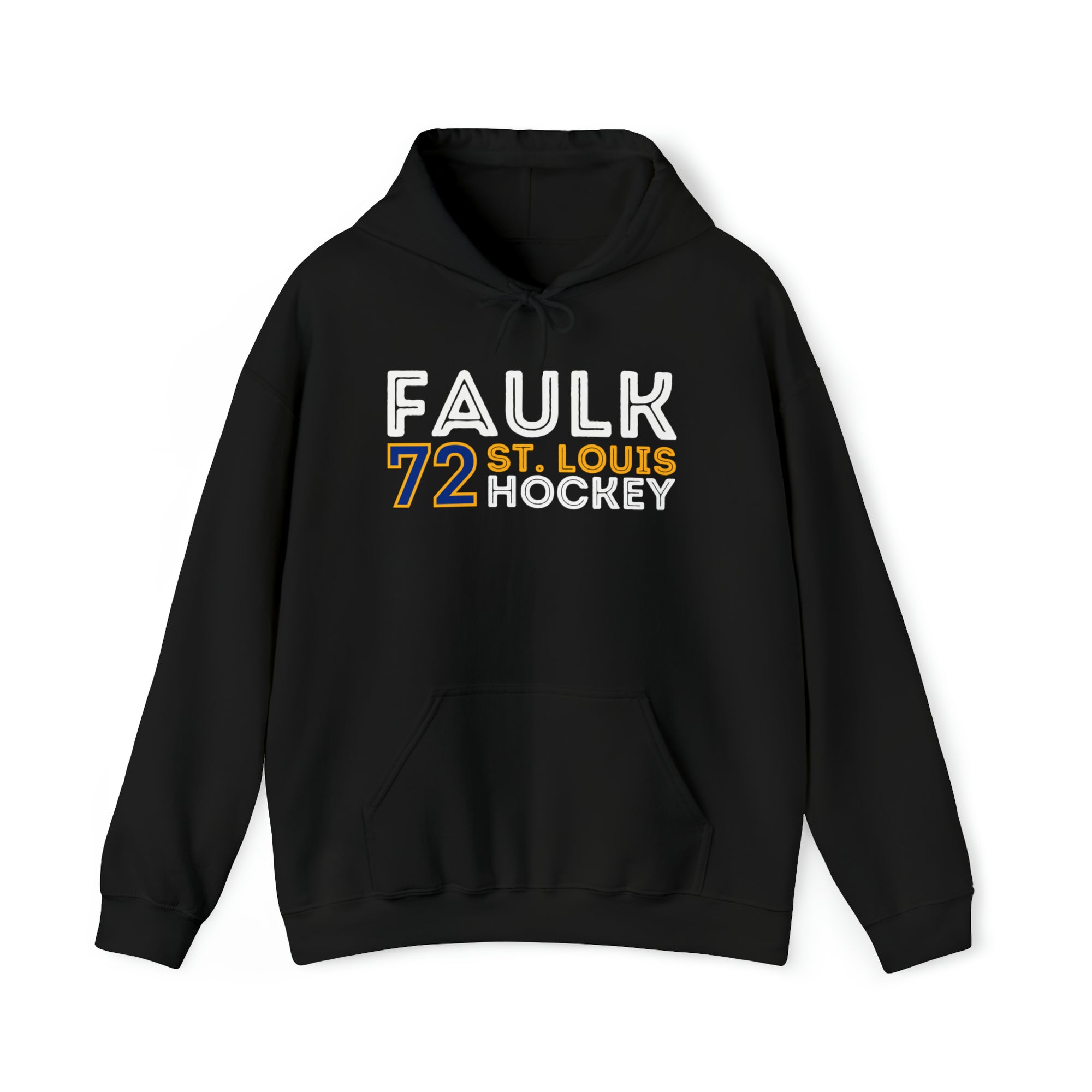 Faulk 72 St. Louis Hockey Grafitti Wall Design Unisex Hooded Sweatshirt