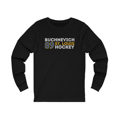 Buchnevich 89 St. Louis Hockey Grafitti Wall Design Unisex Jersey Long Sleeve Shirt