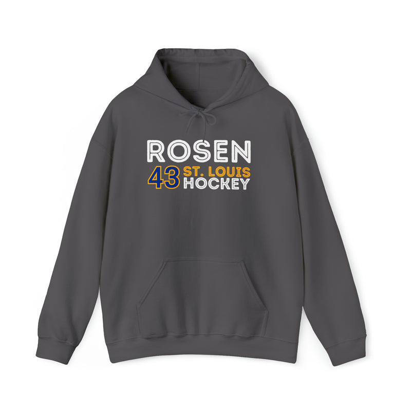 Rosen 43 St. Louis Hockey Grafitti Wall Design Unisex Hooded Sweatshirt
