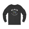 Blais 79 St. Louis Hockey Number Arch Design Unisex Jersey Long Sleeve Shirt