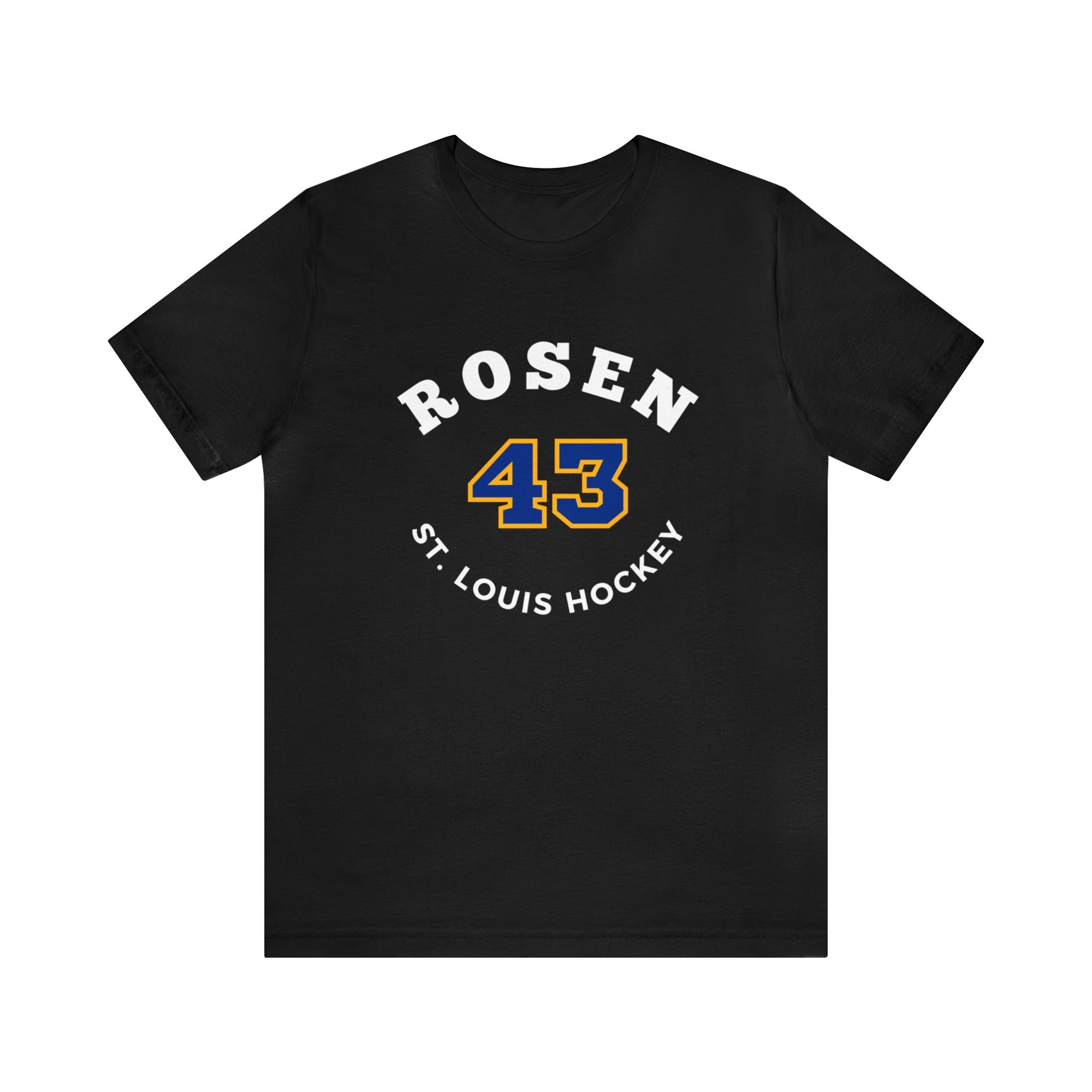 Rosen 43 St. Louis Hockey Number Arch Design Unisex T-Shirt