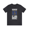 Buchnevich 89 St. Louis Hockey Blue Vertical Design Unisex T-Shirt