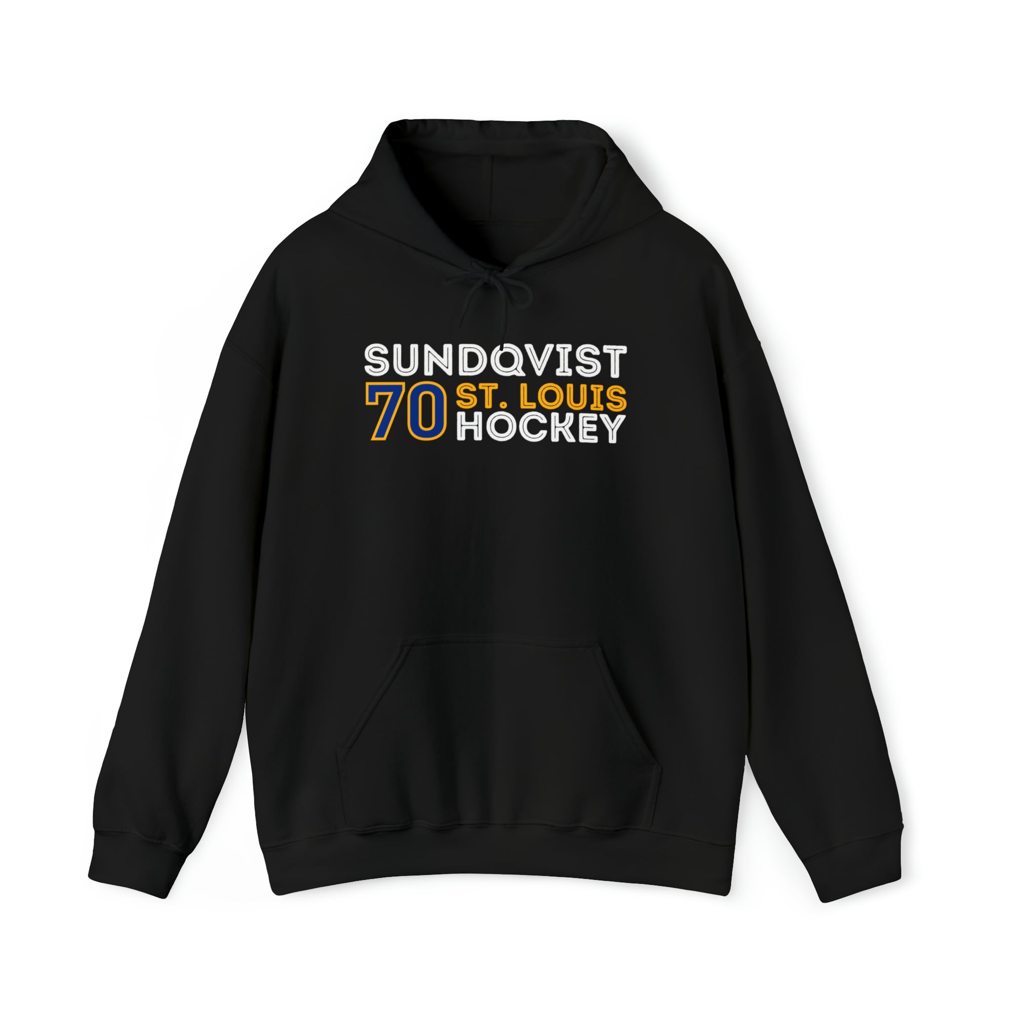 Sundqvist 70 St. Louis Hockey Grafitti Wall Design Unisex Hooded Sweatshirt