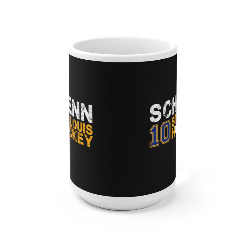 Schenn 10 St. Louis Hockey Ceramic Coffee Mug In Black, 15oz