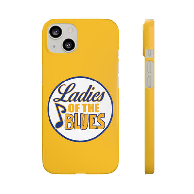 Ladies Of The Blues Snap Phone Cases In Yellow