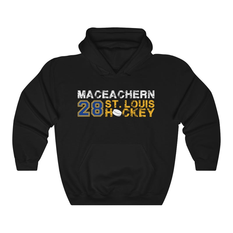 MacEachern 28 St. Louis Hockey Unisex Hooded Sweatshirt