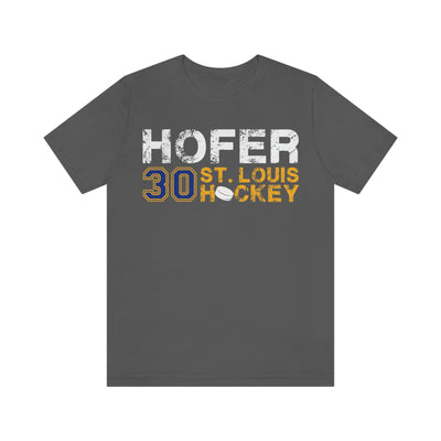 Hofer 30 St. Louis Hockey Unisex Jersey Tee