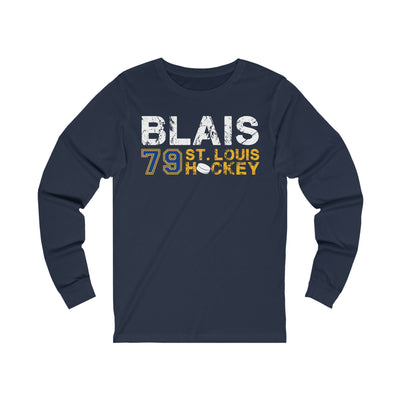Blais 79 St. Louis Hockey Unisex Jersey Long Sleeve Shirt