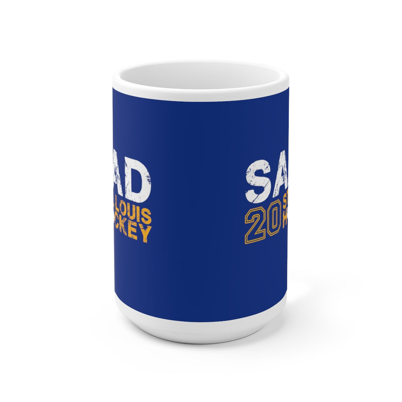 Saad 20 St. Louis Hockey Ceramic Coffee Mug In Blue, 15oz