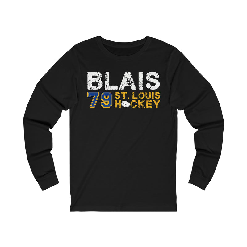 Blais 79 St. Louis Hockey Unisex Jersey Long Sleeve Shirt