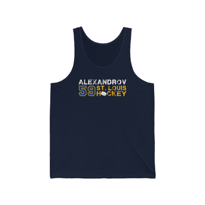Alexandrov 59 St. Louis Hockey Unisex Jersey Tank Top