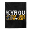 Kyrou 25 St. Louis Hockey Velveteen Plush Blanket
