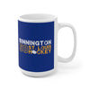 Binnington 50 St. Louis Hockey Ceramic Coffee Mug In Blue, 15oz