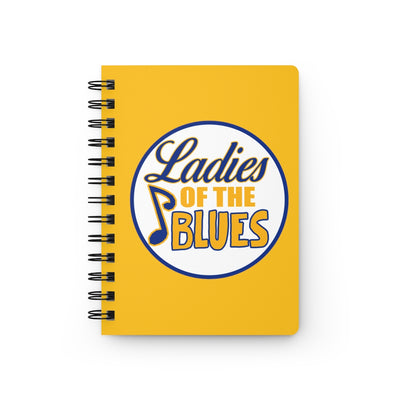 Ladies Of The Blues Spiral Bound Journal In Yellow