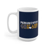 Perunovich 48 St. Louis Hockey Ceramic Coffee Mug In Navy, 15oz