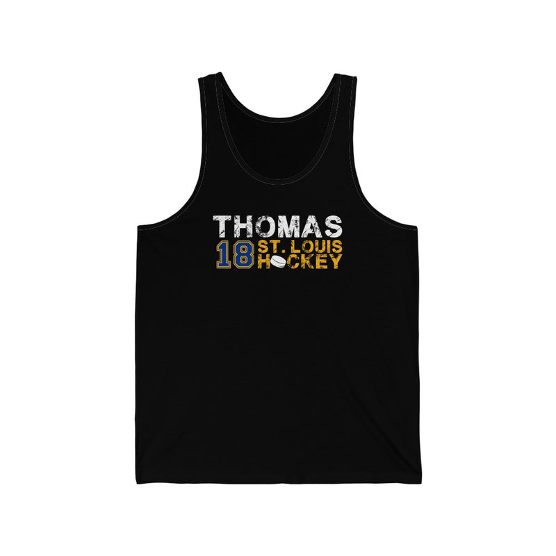 Thomas 18 St. Louis Hockey Unisex Jersey Tank Top