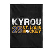 Kyrou 25 St. Louis Hockey Velveteen Plush Blanket