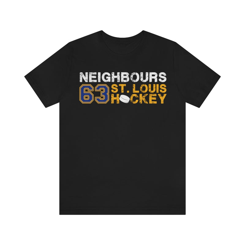 Neighbours 63 St. Louis Hockey Unisex Jersey Tee