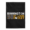 Binnington 50 St. Louis Hockey Velveteen Plush Blanket