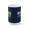 Rosen 43 St. Louis Hockey Ceramic Coffee Mug In Navy, 15oz