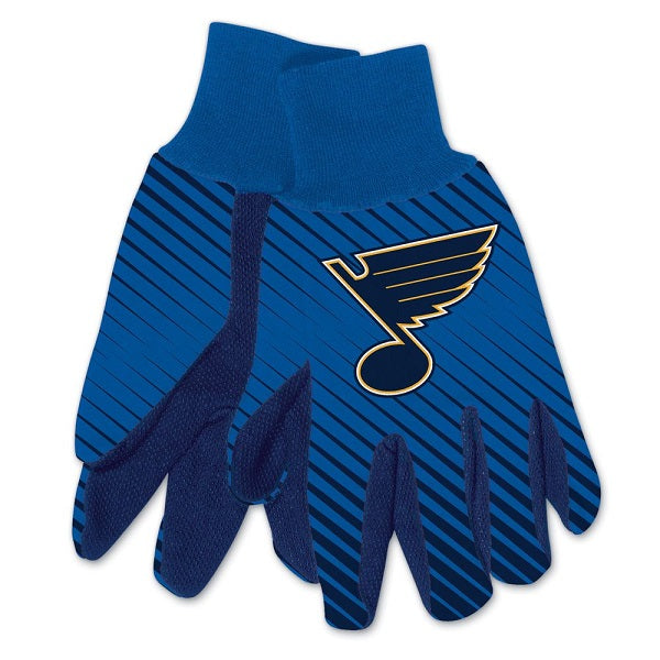 St. Louis Blues Adult Two-Tone Sport-Utility Work Gloves