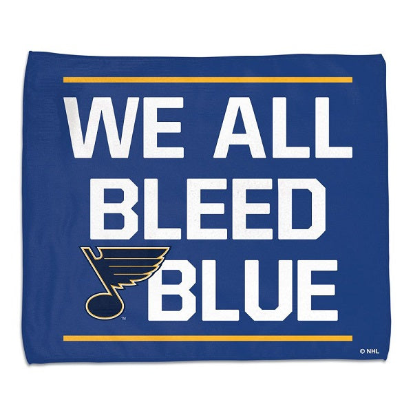 St. Louis Blues We All Bleed Blue Rally Towel