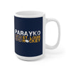 Parayko 55 St. Louis Hockey Ceramic Coffee Mug In Navy, 15oz