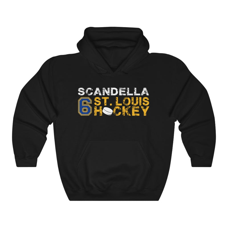 Scandella 6 St. Louis Hockey Unisex Hooded Sweatshirt
