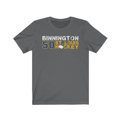 Binnington 50 St. Louis Hockey Unisex Jersey Tee