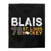 Blais 79 St. Louis Hockey Velveteen Plush Blanket