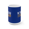 Kyrou 25 St. Louis Hockey Ceramic Coffee Mug In Blue, 15oz