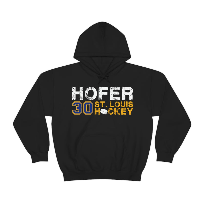 Hofer 30 St. Louis Hockey Unisex Hooded Sweatshirt