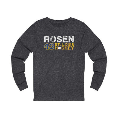 Rosen 43 St. Louis Hockey Unisex Jersey Long Sleeve Shirt