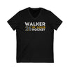 Walker 26 St. Louis Hockey Grafitti Wall Design Unisex V-Neck Tee