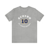 Schenn 10 St. Louis Hockey Number Arch Design Unisex T-Shirt